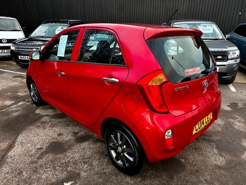 Used Kia Picanto 84 HP (61 kW) 2014 Red Hatchback