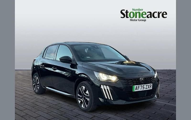 Black New 2025 Peugeot e-208 Allure Hatchback | £20,495 (A bit pricey) - Image 1/4