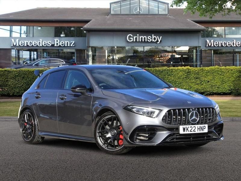 Grey Used 2022 Mercedes A45 AMG Hatchback | £39,792 (Fair price) - Image 1/4