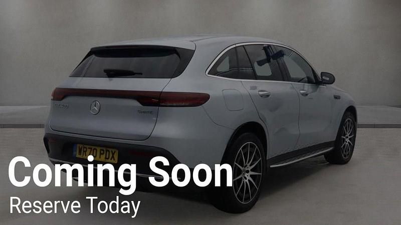 Used Mercedes EQC400 AMG line 300 kW (408 HP) 2020 Silver SUV