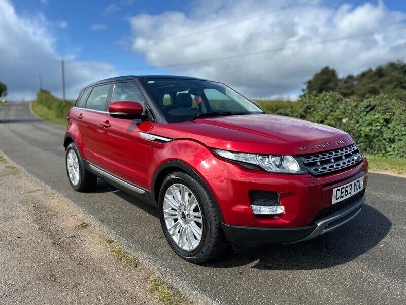 Red Used 2013 Land Rover Range Rover evoque Prestige Estate | £6,495 (Fair price) - Image 1/4