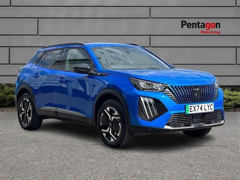 Blue Used 2024 Peugeot e-2008 Allure SUV | £18,550 (Expensive) - Image 1/2