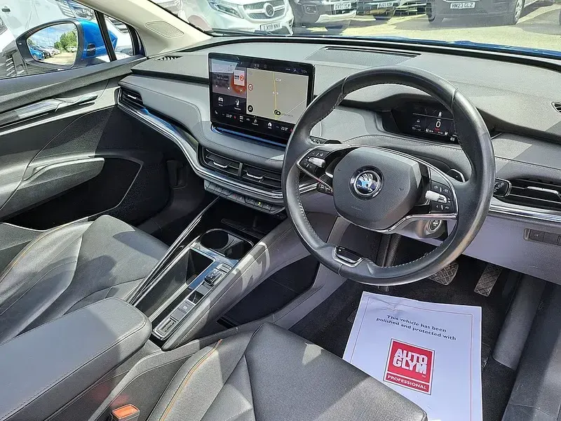 Gebraucht Skoda Enyaq iV ecoSuite 150 kW (204 PS) 2022 Blau SUV