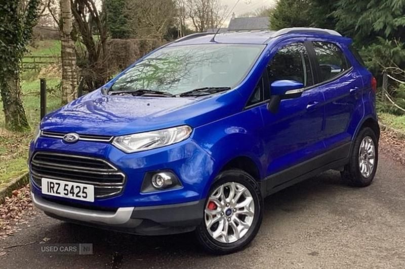 Used Ford Ecosport Titanium 2014 Blue SUV