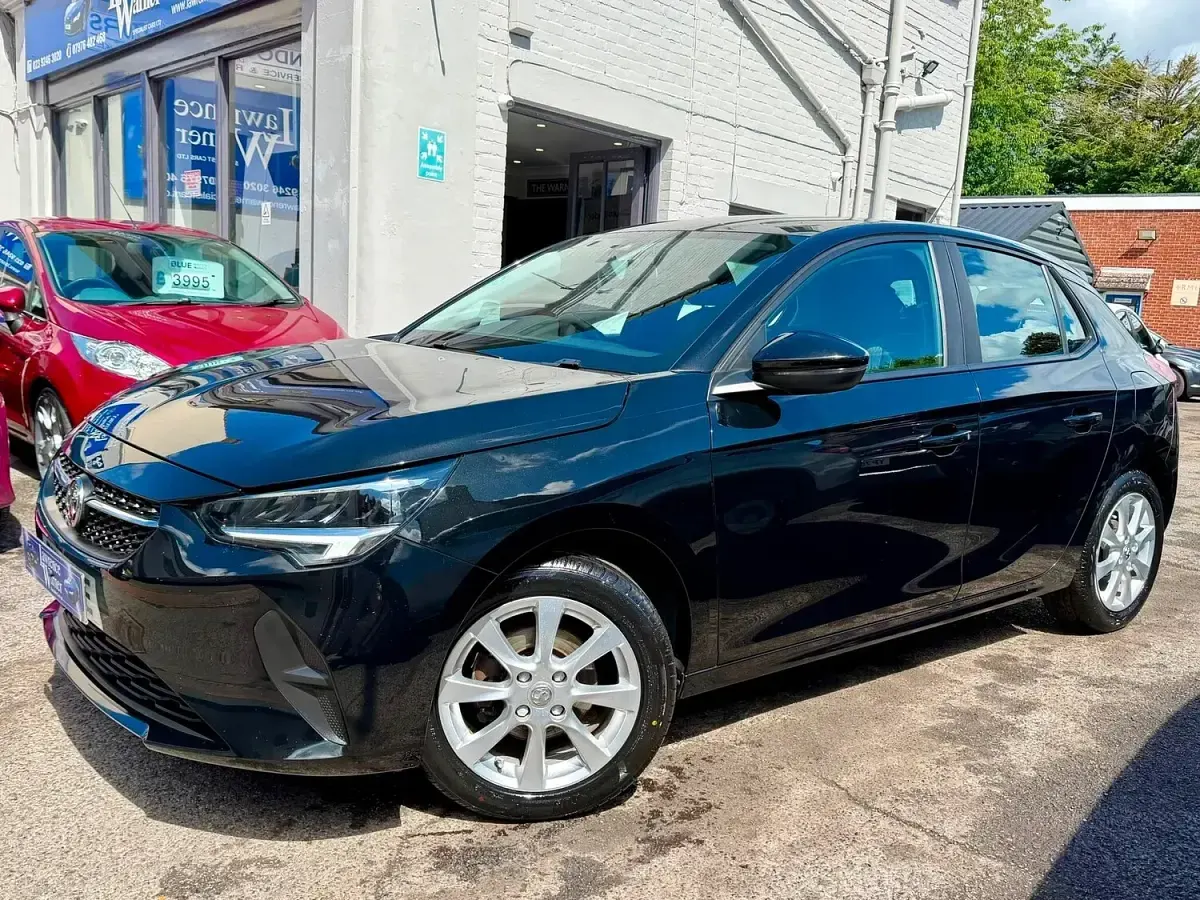 Used Vauxhall Corsa 75 HP (55 kW) 2021 Black Hatchback