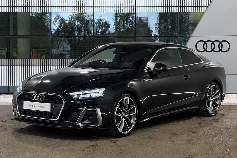 Used Audi A5 S-Line 204 HP (150 kW) 2023 Black Coupe