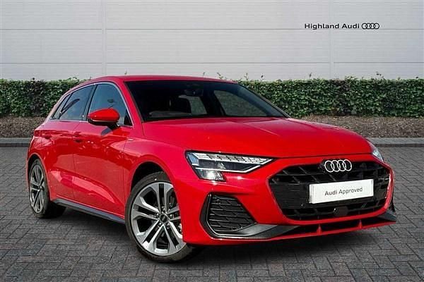 Red New 2025 Audi A3 S-Line Hatchback | £30,485 (Fair price) - Image 1/4