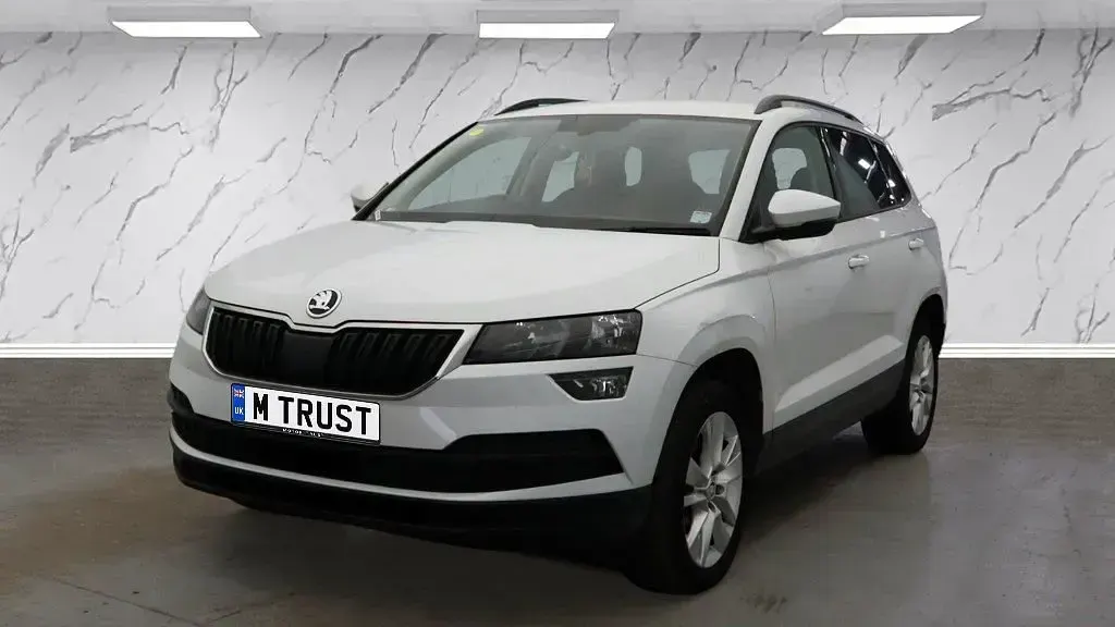 Used Skoda Karoq SE Technology 115 HP (84 kW) 2019 White SUV