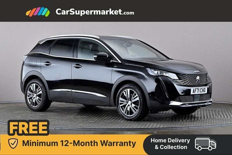 Black Used 2021 Peugeot 3008 GTi Hatchback | £16,787 (Fair price) - Image 1/4