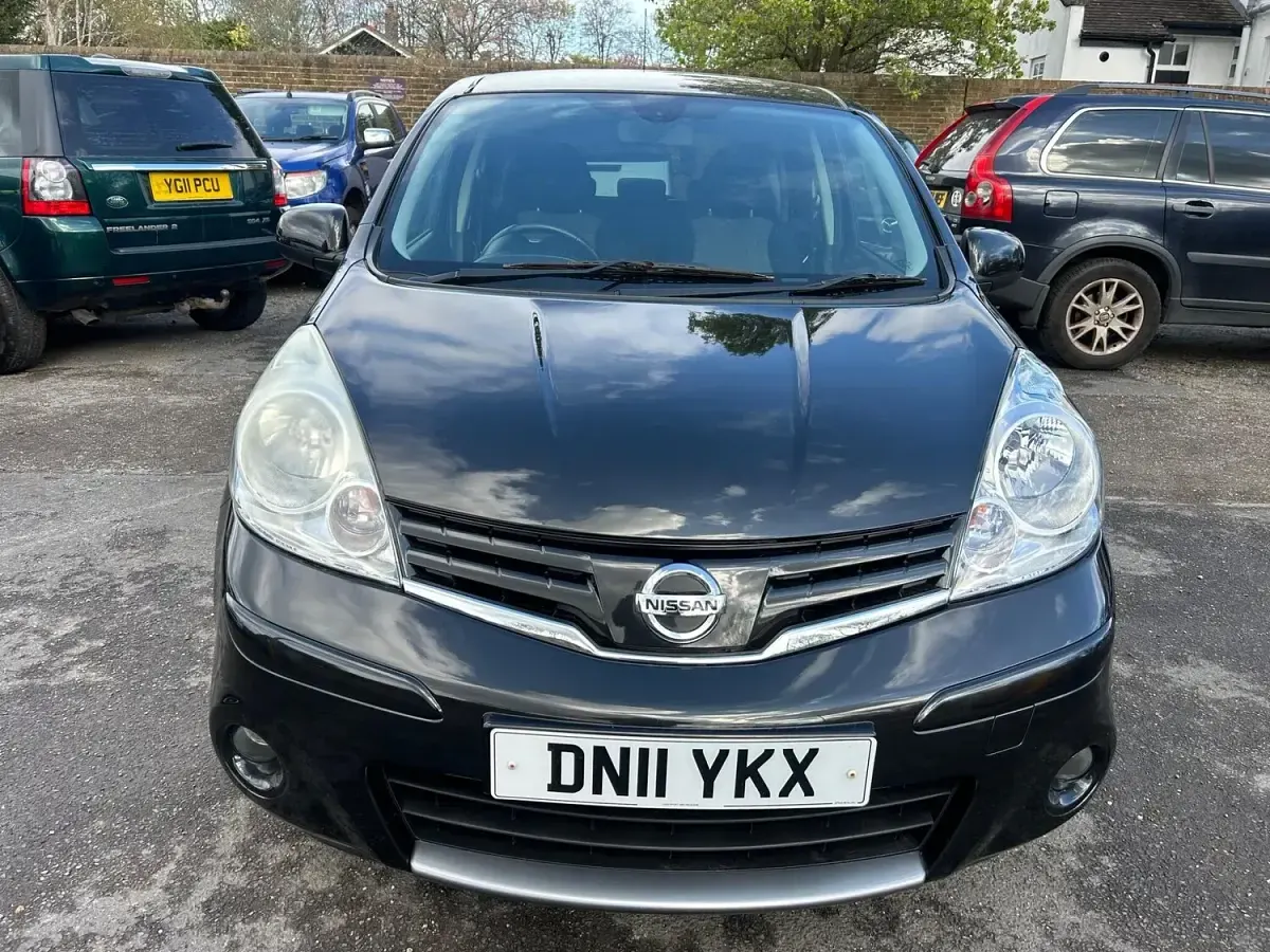Used Nissan Note N-TEC 110 HP (80 kW) 2011 Black Hatchback