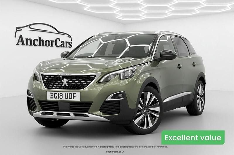 Grey Used 2018 Peugeot 3008 Premium Hatchback | £8,990 (Fair price) - Image 1/4