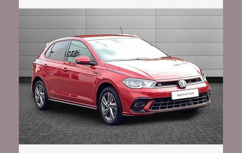 Kings red Used 2022 VW Polo R-line Hatchback | £18,250 (Fair price) - Image 1/3