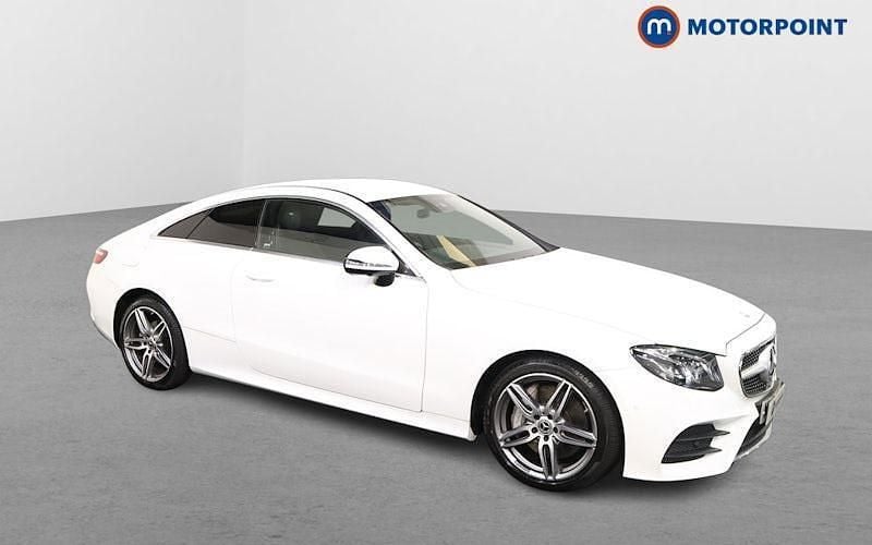 White Used 2020 Mercedes E300 AMG Line Premium Coupe | £27,549 (Good price) - Image 1/4