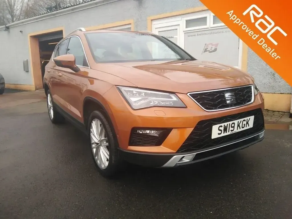 Käytetty Seat Ateca XCELLENCE 115 HP (84 kW) 2019 Oranssi Katumaasturi