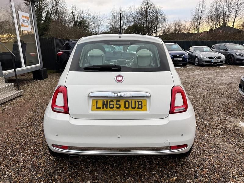 Used Fiat 500 Lounge 69 HP (50 kW) 2016 White Hatchback