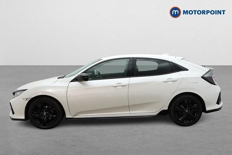 Used Honda Civic Sport 2021 White Hatchback