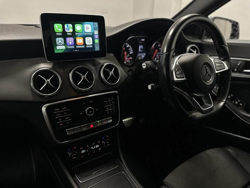 Used Mercedes CLA220 AMG line 177 HP (130 kW) 2018 Blue Sedan