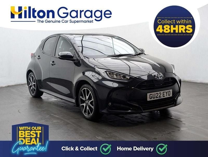 Used Toyota Yaris Hybrid 116 HP (85 kW) 2021 Black Hatchback