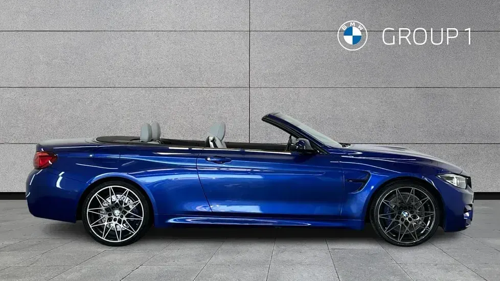 Used BMW M4 Competition Edition 444 HP (326 kW) 2020 Blue Cabriolet