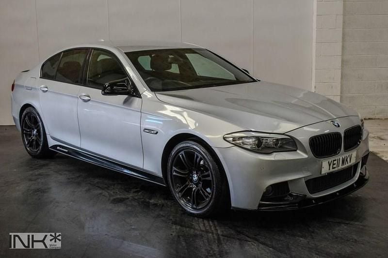Silver Used 2011 BMW 520 M Sport Sedan | £7,995 (Fair price) - Image 1/4