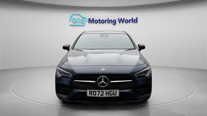 Used Mercedes CLA250e Shooting Brake AMG line 2023 Blue Estate