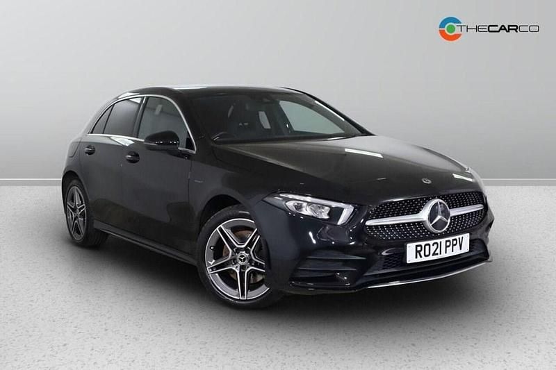 Black Used 2021 Mercedes A250 AMG line Hatchback | £18,975 (Good price) - Image 1/3
