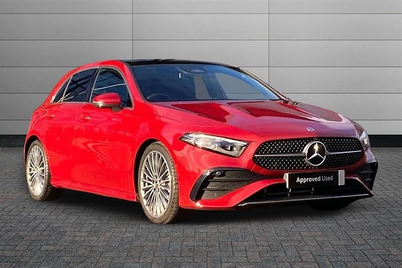 Patagonia red Used 2024 Mercedes A180 AMG Line Premium Plus Hatchback | £25,444 (A bit pricey) - Image 1/4