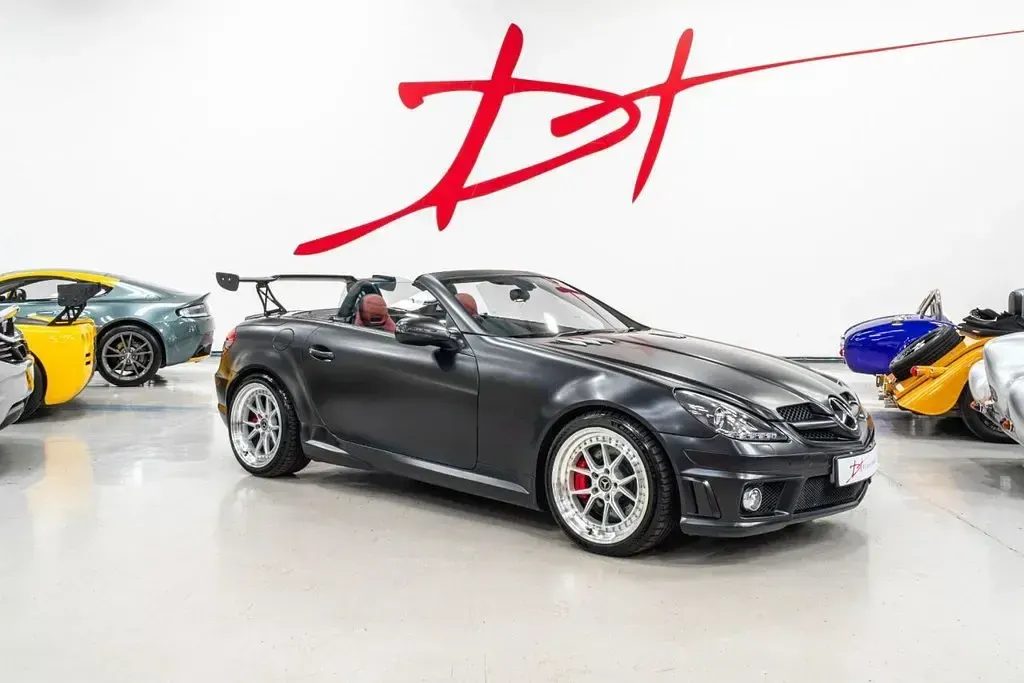 Used Mercedes SLK55 AMG AMG 360 HP (264 kW) 2008 Black Cabriolet
