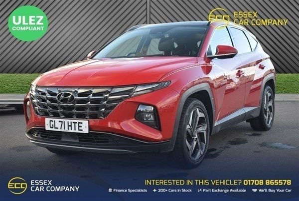 Red Used 2022 Hyundai Tucson Ultimate SUV | £25,074 (Expensive) - Image 1/1