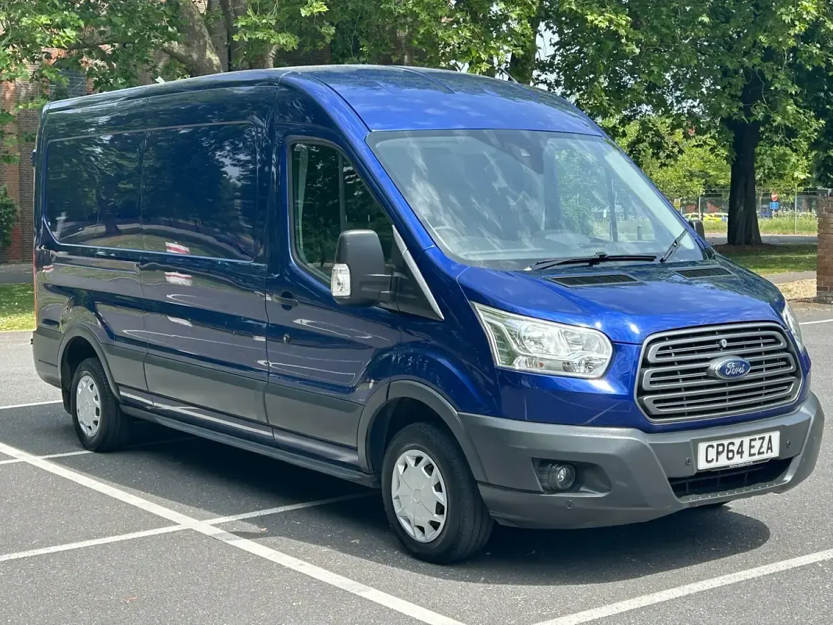Used Ford Transit Trend 125 HP (91 kW) 2015 Blue Van