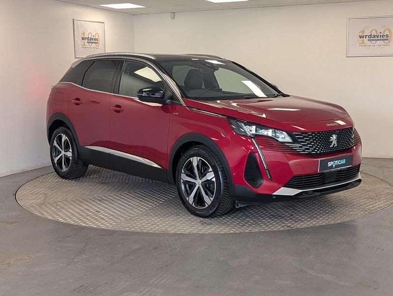 Red Used 2021 Peugeot 3008 Premium SUV | £18,995 (Fair price) - Image 1/4