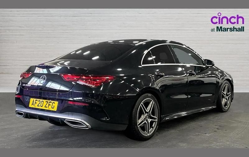 Used Mercedes CLA180 AMG line 134 HP (98 kW) 2020 Black Sedan