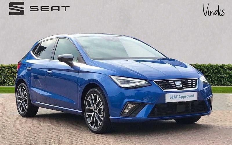 Blue Used 2023 Seat Ibiza XCELLENCE Lux Hatchback | £18,236 (Fair price) - Image 1/4