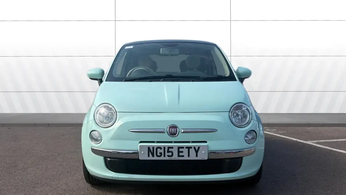 Used Fiat 500 Lounge 69 HP (50 kW) 2015 Green Hatchback