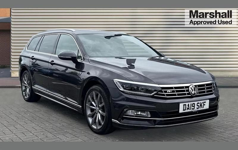 Manganeese grey Used 2019 VW Passat R-line Estate | £18,739 (A bit pricey) - Image 1/4