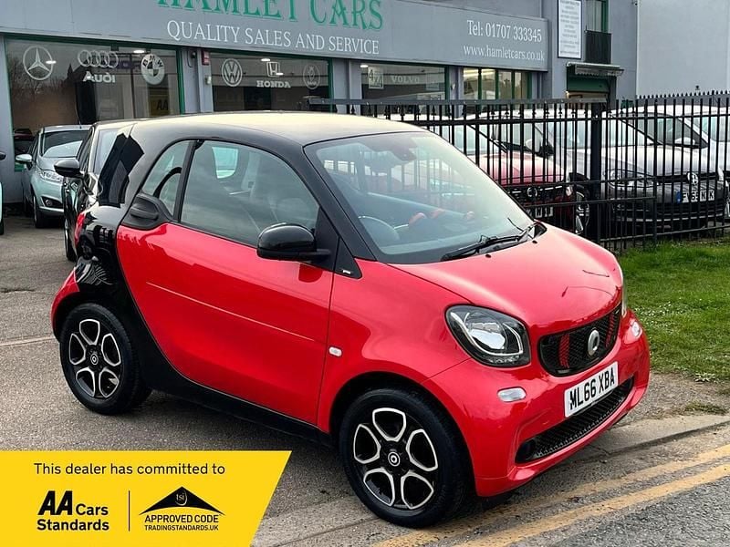 Used Smart ForTwo Coupé Prime 71 HP (52 kW) 2016 Red Coupe