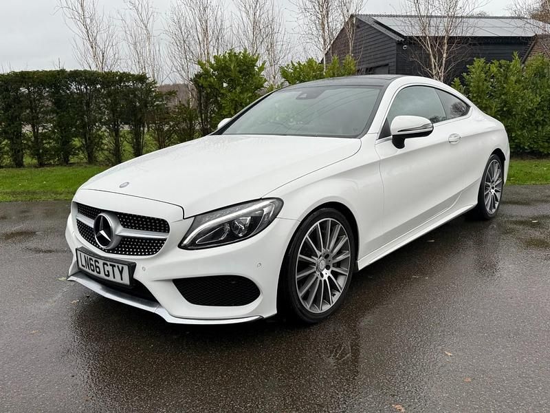 Used Mercedes C250 AMG Line Premium Plus 2016 White Coupe