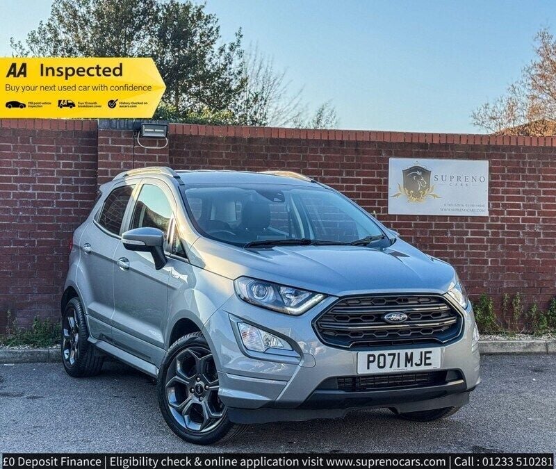 Silver Used 2021 Ford Ecosport ST-Line SUV | £11,999 (Fair price) - Image 1/3