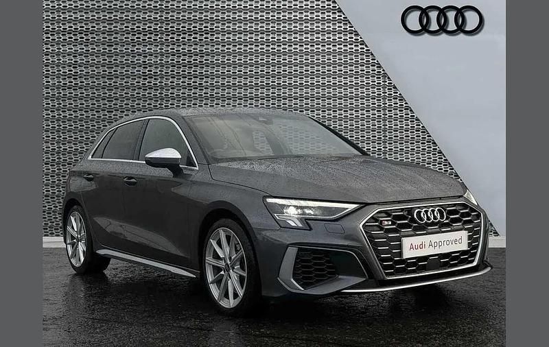 Grey Used 2023 Audi S3 Sportback Comfort Hatchback | £31,999 (Fair price) - Image 1/4