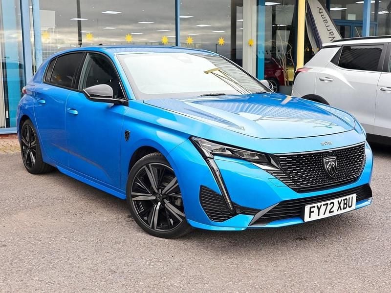 Blue Used 2022 Peugeot 308 Premium Hatchback | £20,289 (Fair price) - Image 1/4