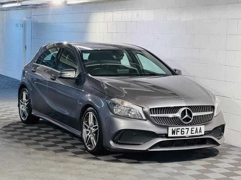 Grey Used 2017 Mercedes A160 AMG line Hatchback | £8,989 (Good price) - Image 1/4