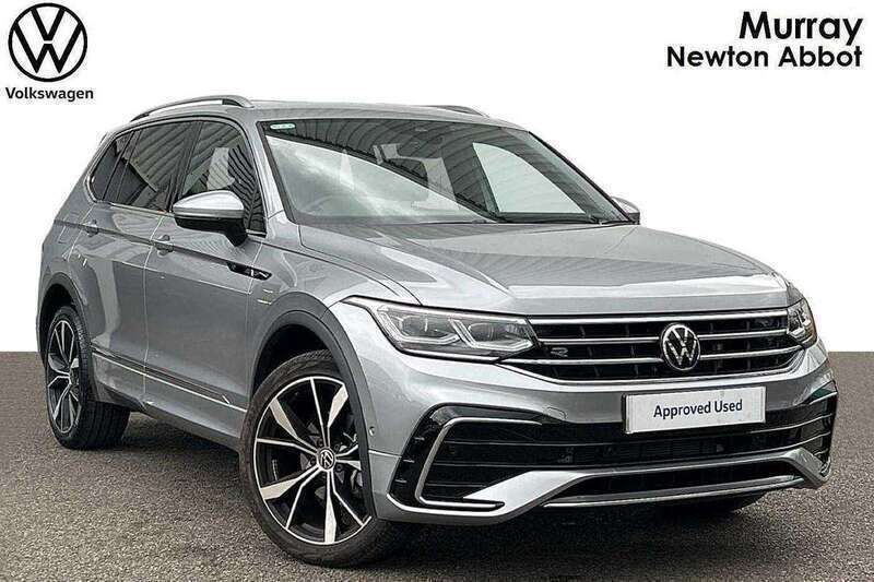 Silver Used 2023 VW Tiguan Allspace R-line SUV | £30,995 (Expensive) - Image 1/4