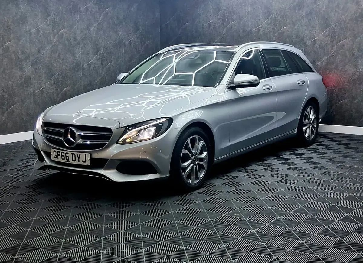Used Mercedes C220 Premium 2017 Silver Estate