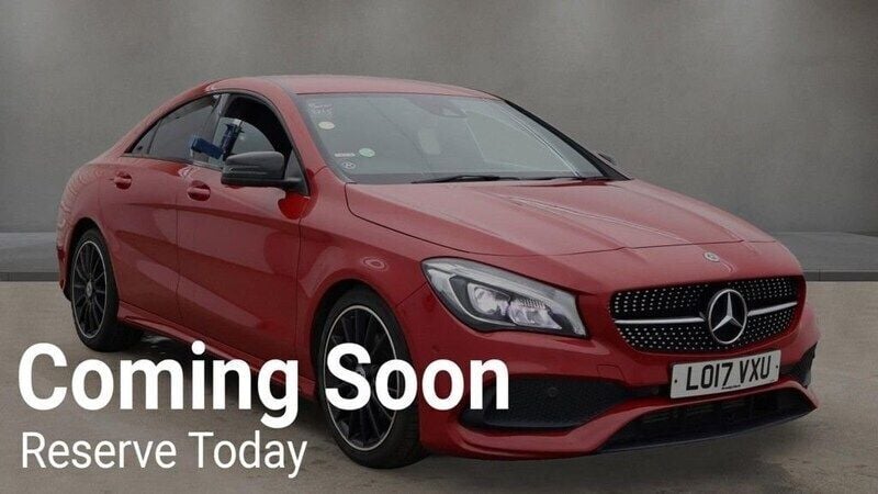 Red Used 2017 Mercedes CLA180 AMG line Sedan | £12,995 (Fair price) - Image 1/4