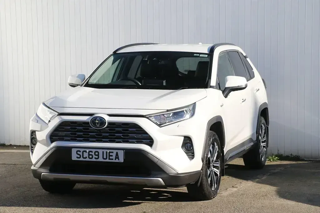 Begagnad Toyota RAV4 Hybrid 2020 Vit SUV