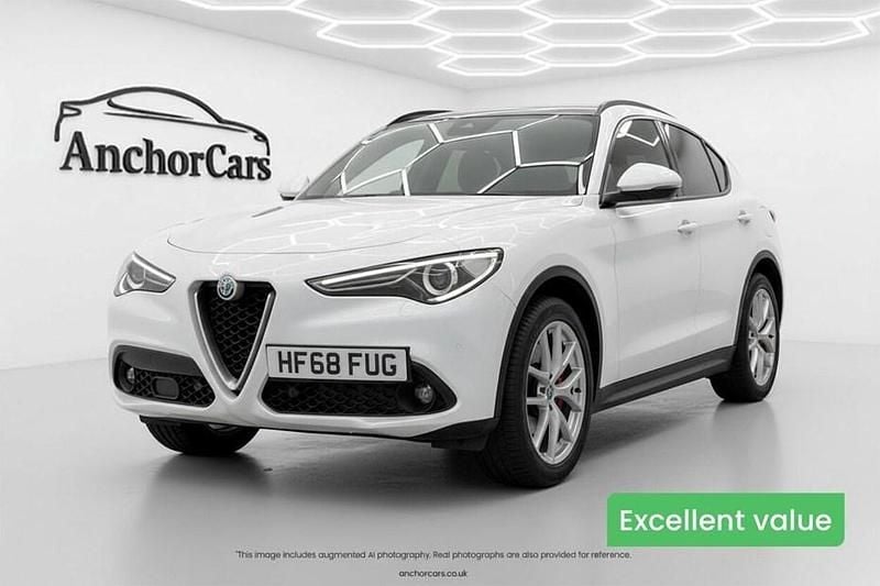 White Used 2018 Alfa Romeo Stelvio SUV | £17,495 (Fair price) - Image 1/1