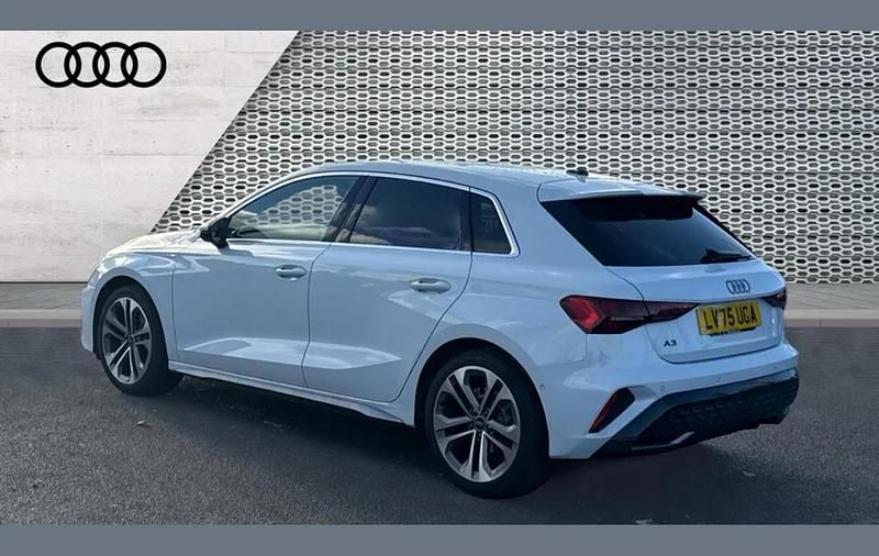 Used Audi A3 S-Line 113 HP (83 kW) 2025 White Hatchback