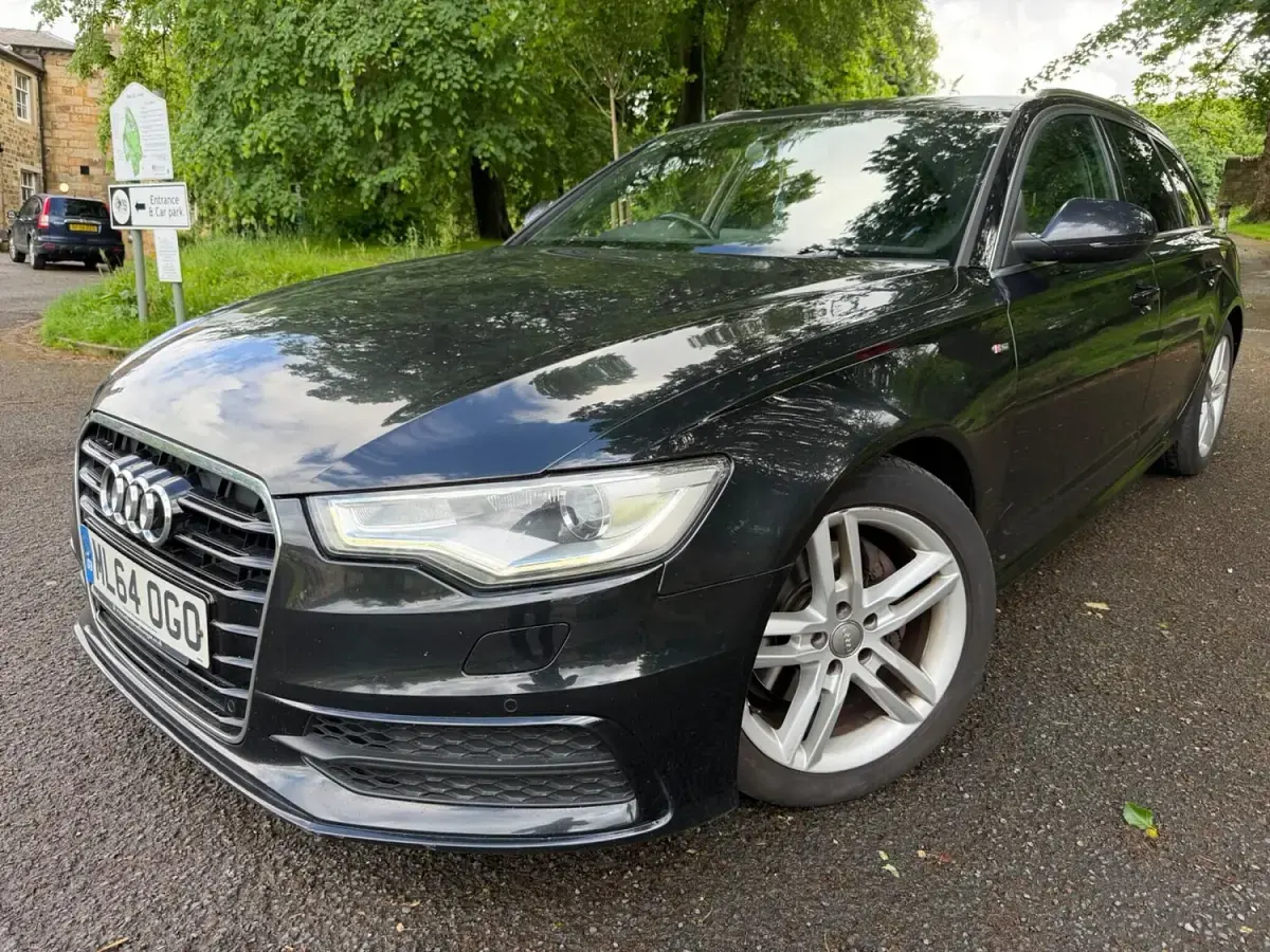 Used Audi A6 S-Line 190 HP (139 kW) 2014 Black Estate