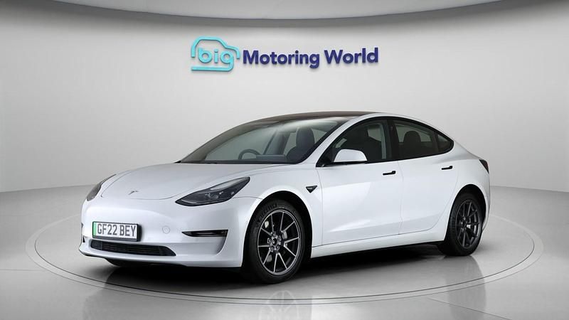 Used Tesla Model 3 Long Range AWD 366 kW (498 HP) 2022 White Sedan