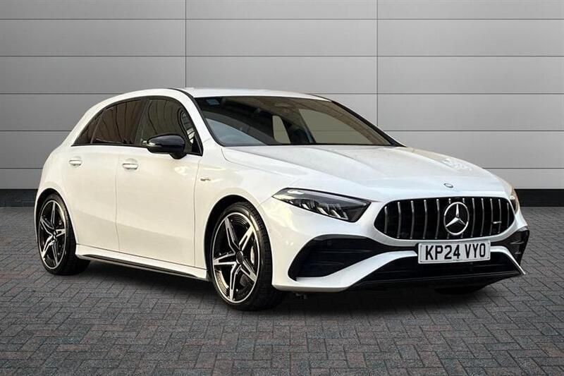White Used 2024 Mercedes A35 AMG Premium Hatchback | £34,950 (A bit pricey) - Image 1/4